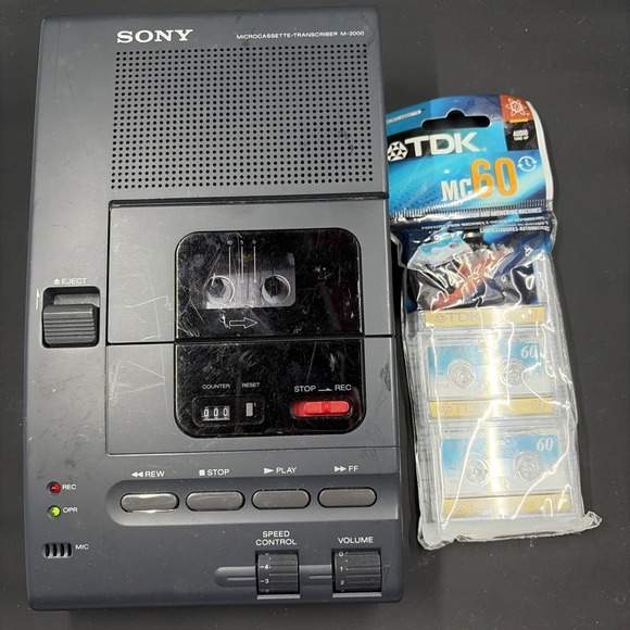 Sony Other - SONY M-2000 Microcassette Transcriber *NO Power Supply*